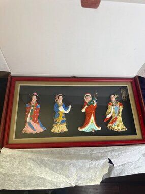 Antique Fengyatang Models Of The Characters In Peking Opera Chinese Ceramics